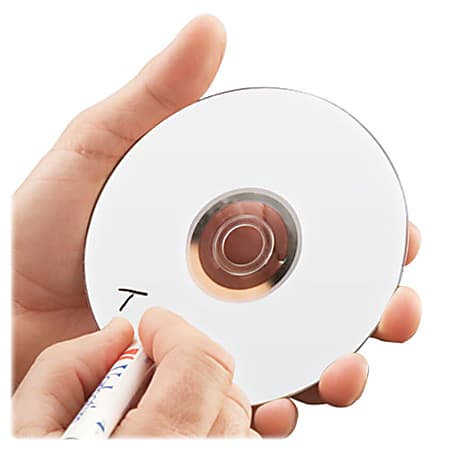 Verbatim 52X CD R Discs With Blank White Surface 700MB80 Minutes